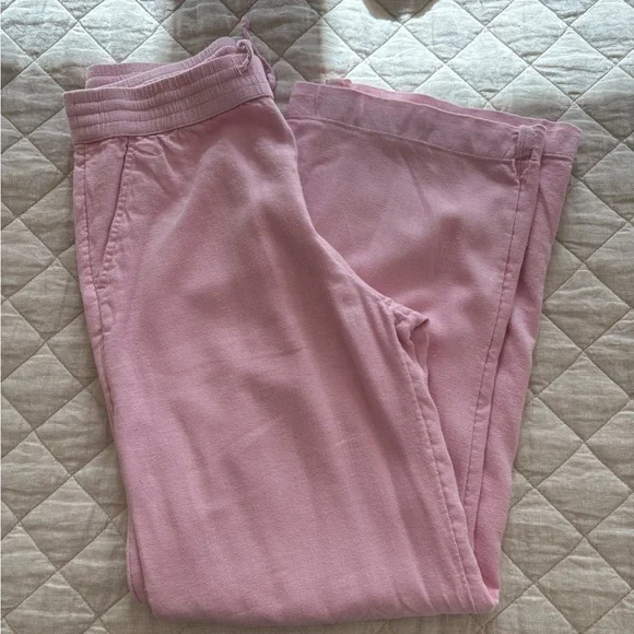 Abercrombie Kids Pink Cotton Pants Sz 11/12 - Picture 1 of 4